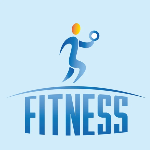 Fitness — Stockvektor