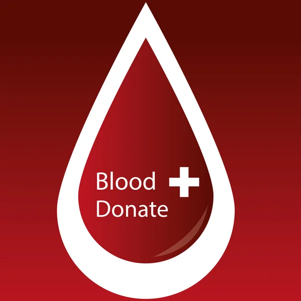 Donasi darah - Stok Vektor
