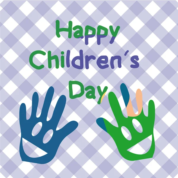 Dia das crianças feliz — Vetor de Stock