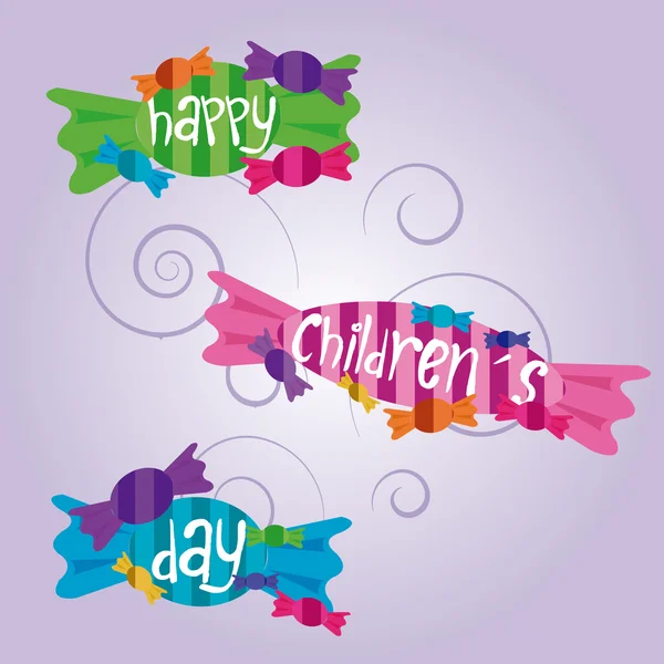 Happy children's day — Stock Vector