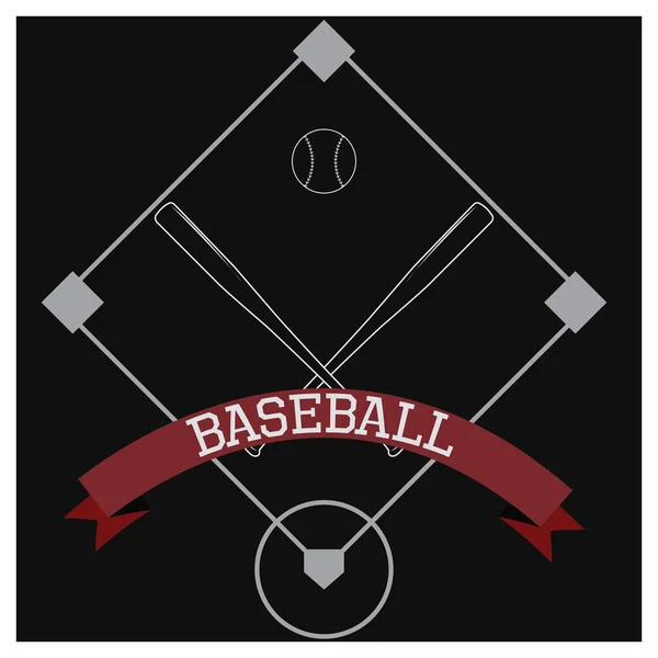 Beisebol — Vetor de Stock