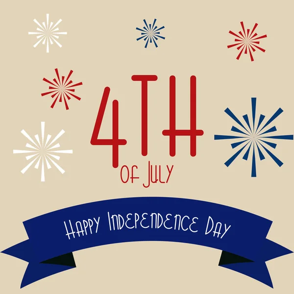 Happy independence day — Stock Vector