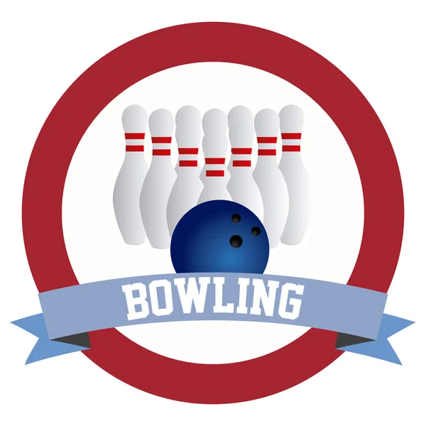 Bowling — Stock vektor