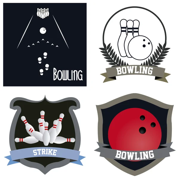 Bowling — Stock vektor