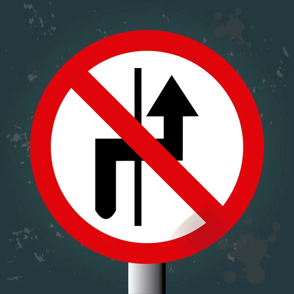 Trafik işareti — Stok Vektör