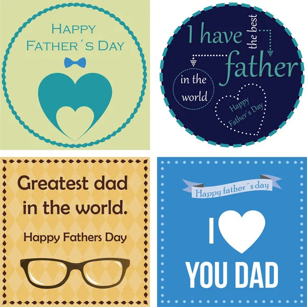 Happy father's day — Stock Vector