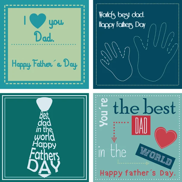 Happy father's day — Stock Vector
