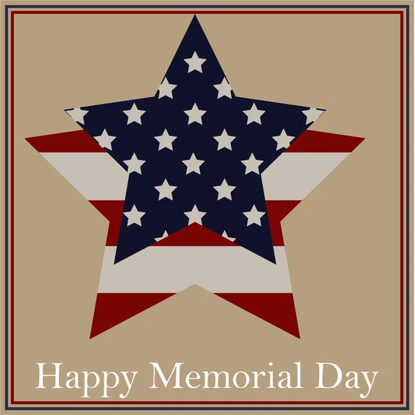 Memorial day — Stock Vector