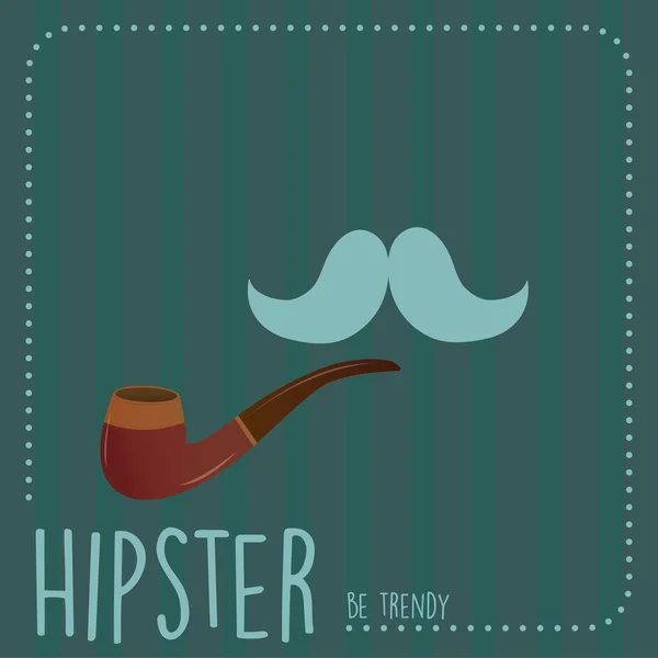 Hipster. — Vetor de Stock