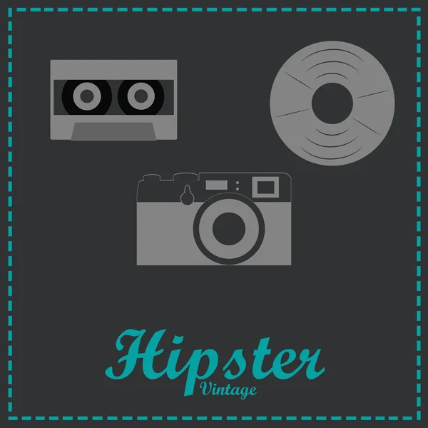 Hipster — Stockvector