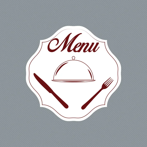 Conception de menu — Image vectorielle