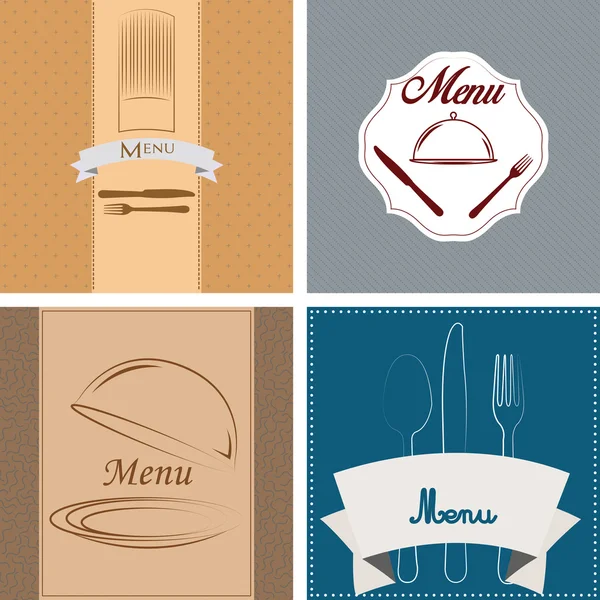 Design del menu — Vettoriale Stock