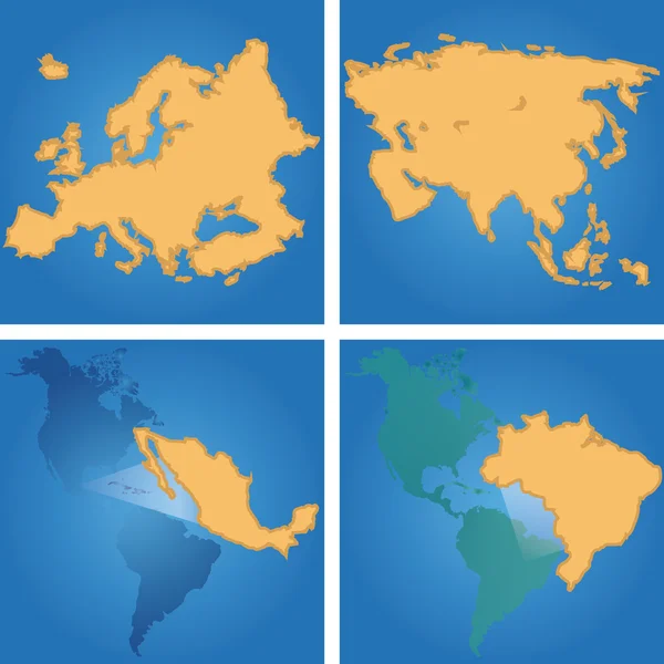 Mapas — Archivo Imágenes Vectoriales