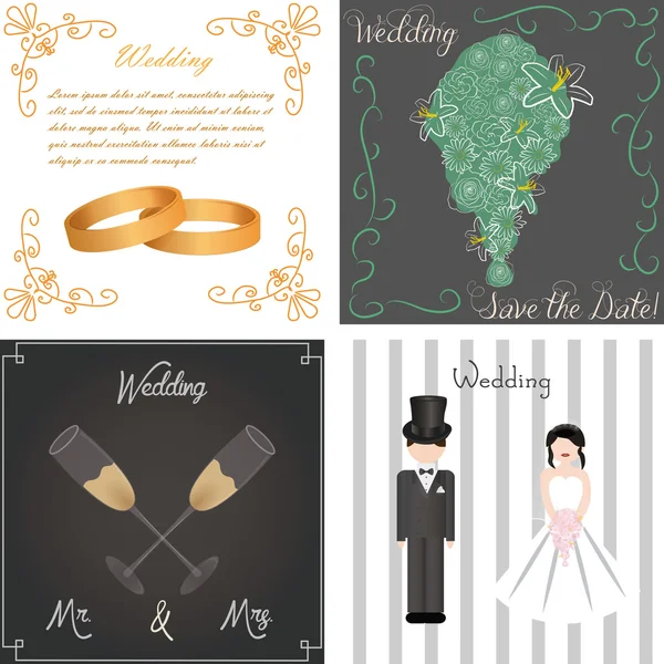 Boda — Vector de stock