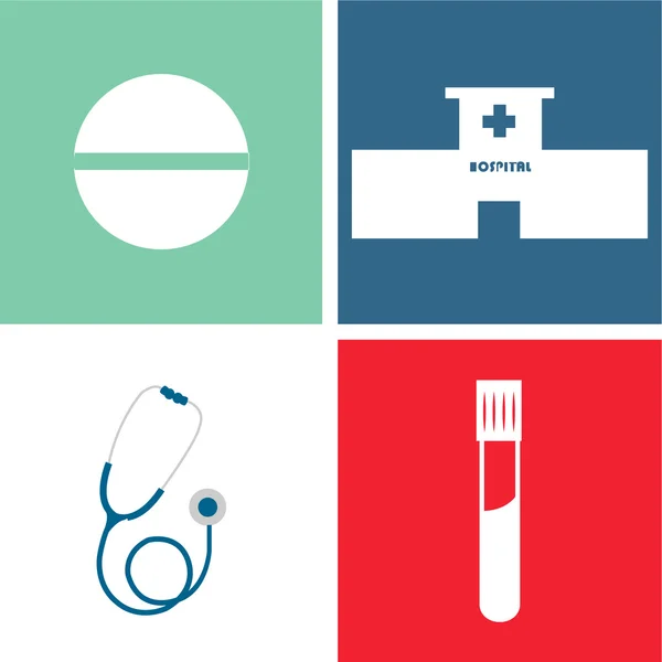 Iconos médicos — Vector de stock