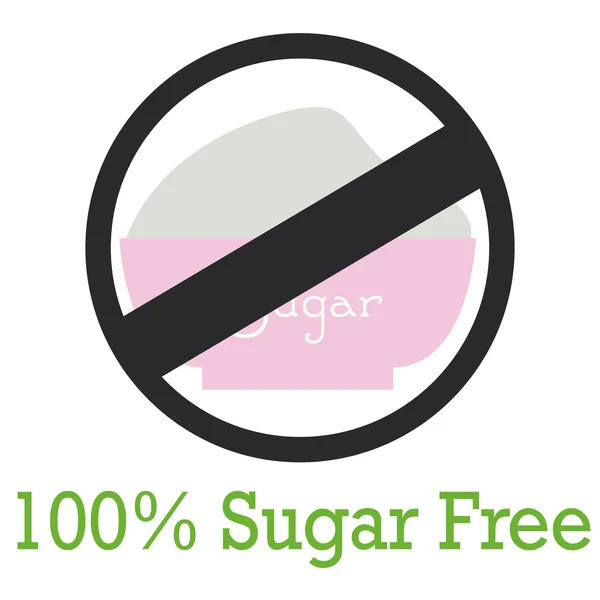 Sugar free — Stock Vector