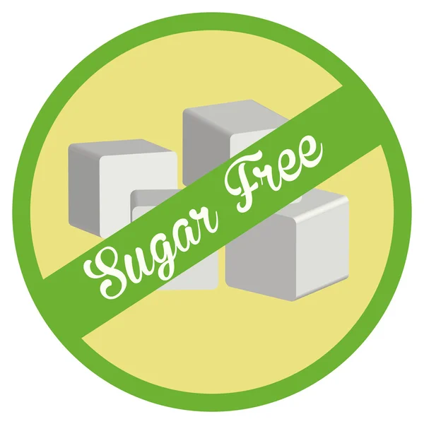 Sugar free — Stock Vector