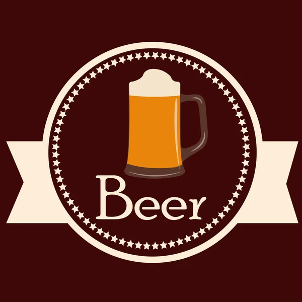 Cerveza — Vector de stock