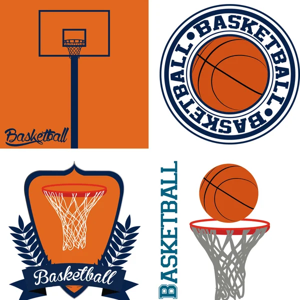 Baloncesto — Vector de stock