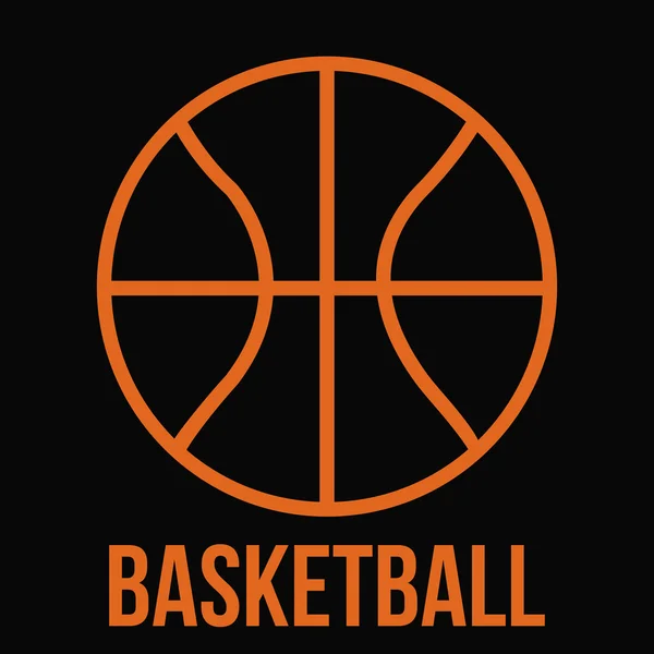 Baloncesto — Vector de stock