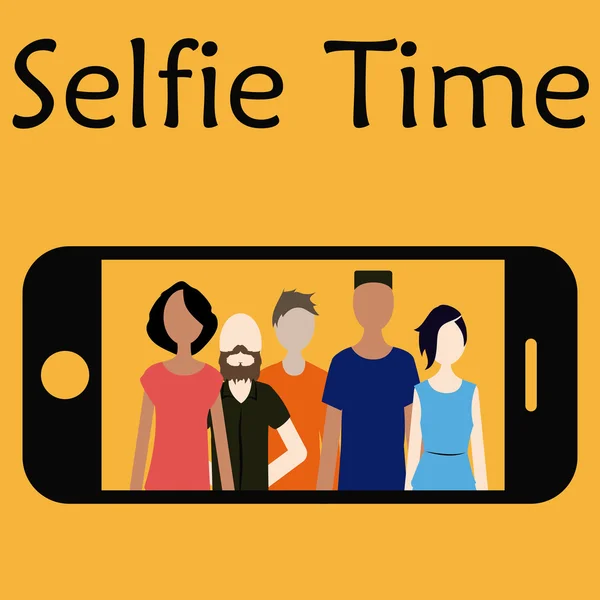 Selfie — Image vectorielle