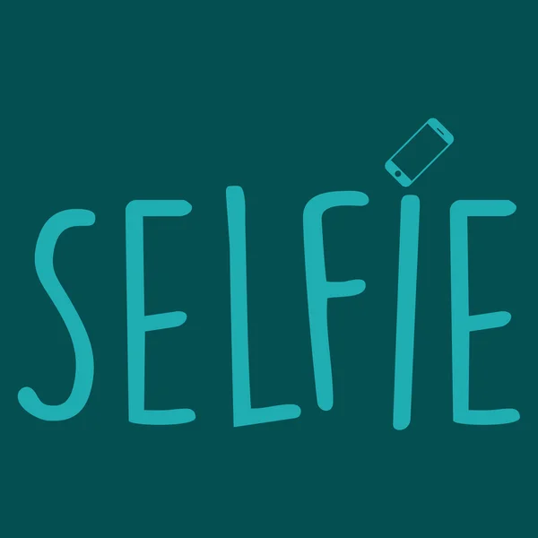 Selfie — Image vectorielle