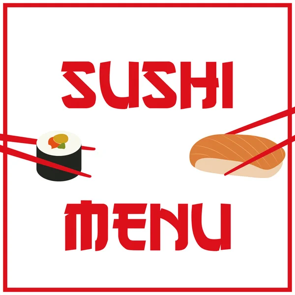 Sushi. — Vector de stock