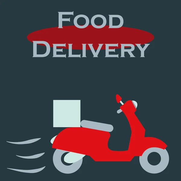 Food delivery — Stock Vector