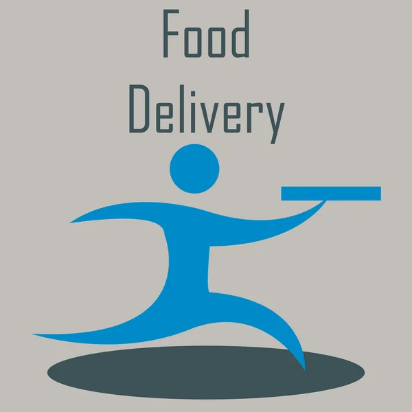 Food delivery — Stock Vector