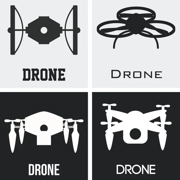 Drones — Stock Vector