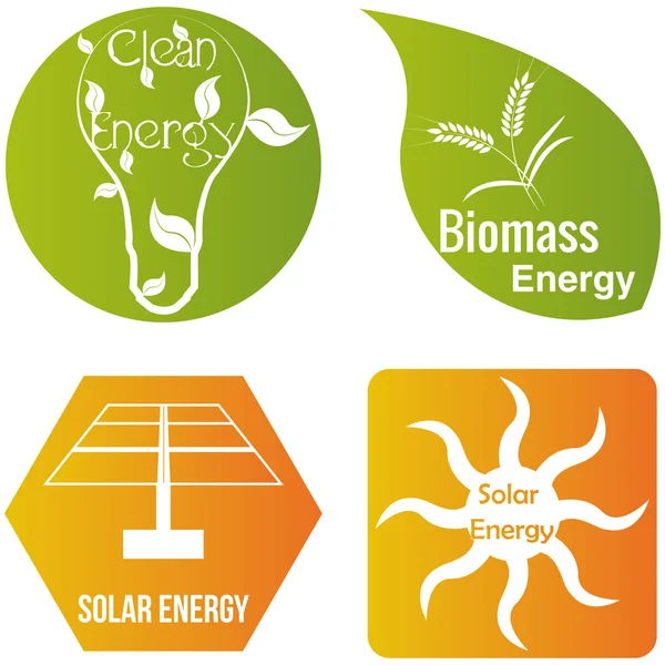 Energía ecológica — Archivo Imágenes Vectoriales