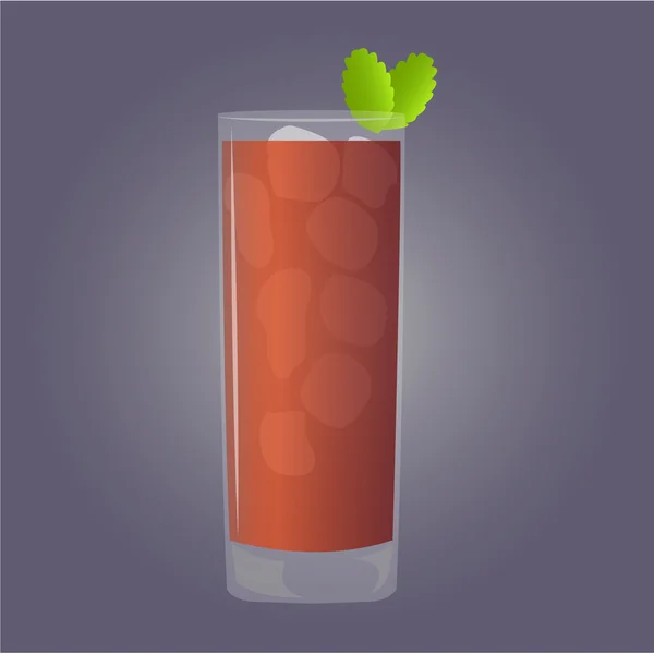 Cocktail — Stockvektor