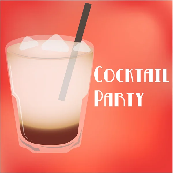 Cocktail — Stockvektor