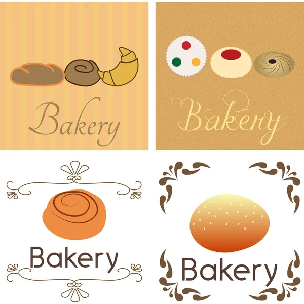 Bakkerijproducten — Stockvector