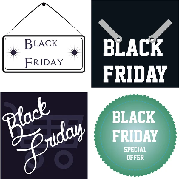 Black Friday — Stock Vector