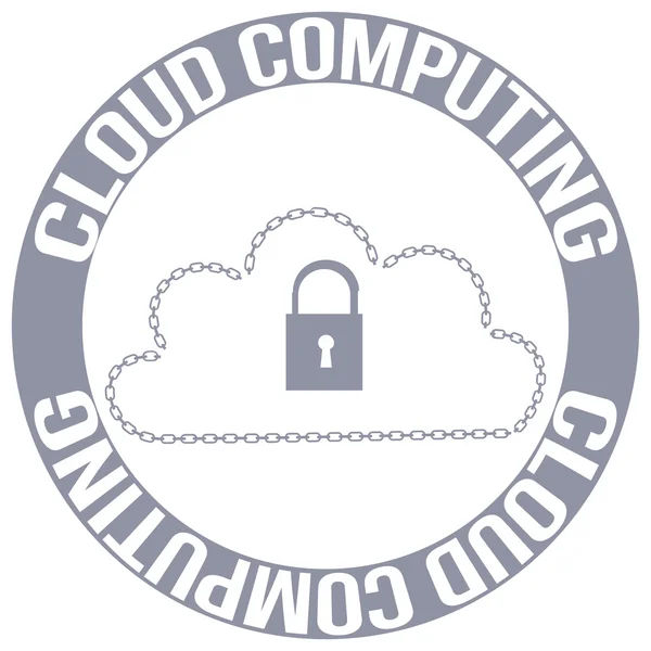 Computación en nube — Archivo Imágenes Vectoriales