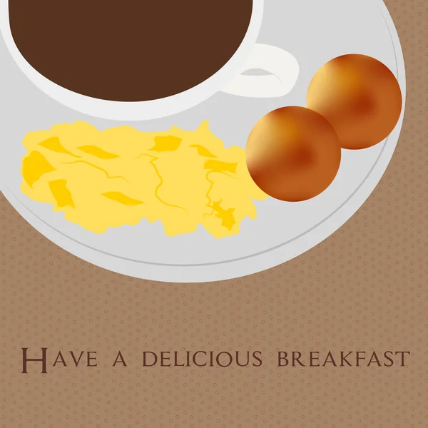 Desayuno — Vector de stock