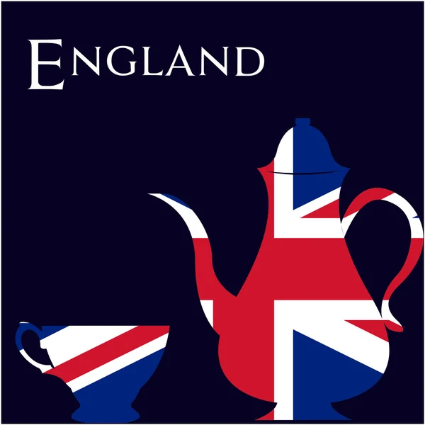 Inghilterra — Vettoriale Stock