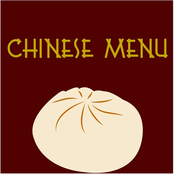 Çince Menü — Stok Vektör