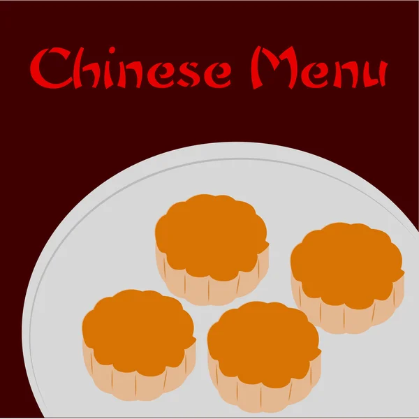 Chinese menu — Stock Vector