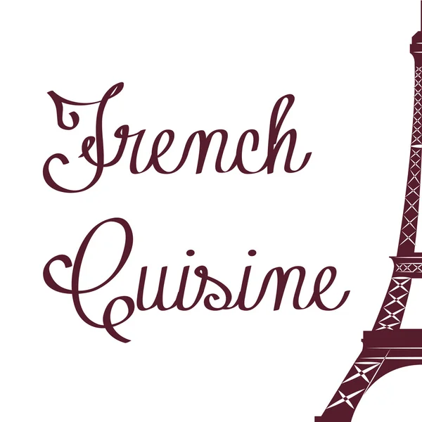 French menu — Stock Vector