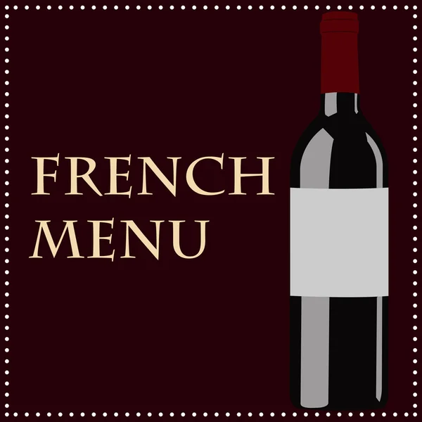 French menu — Stock Vector