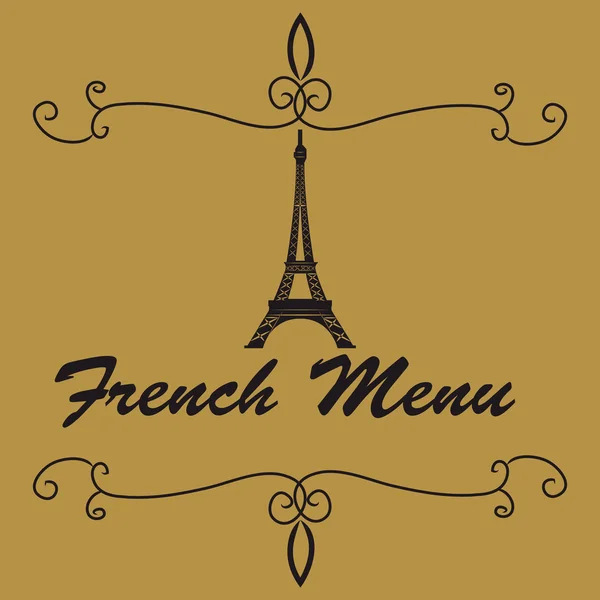 French menu — Stock Vector