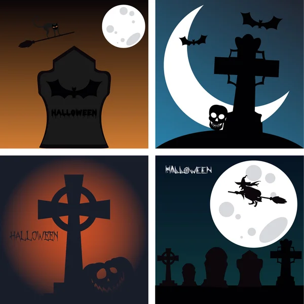 Halloween. — Vector de stock