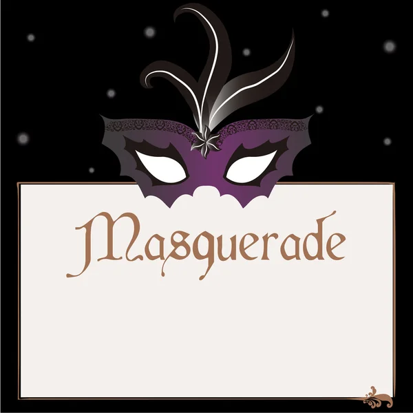 Maskerade — Stockvector