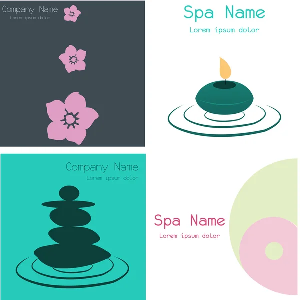 Spa icons — Stock Vector