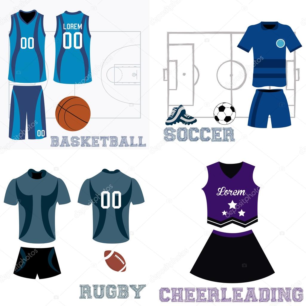 Sport uniform Stock Vector Image by ©JoKalar01 #85280820 Sport uniform Stock Vector Image by ©JoKalar01 #85280820