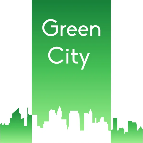 Πράσινη Πόλη — Διανυσματικό Αρχείο