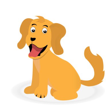 İzole sevimli hayvan