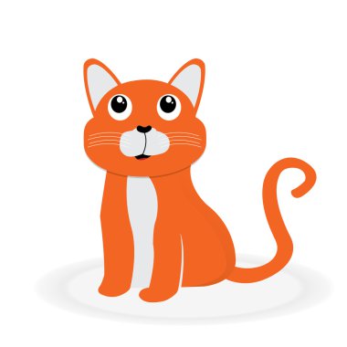 İzole sevimli hayvan